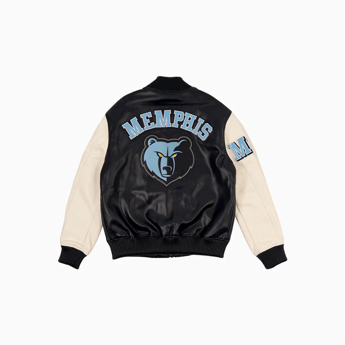 Men's Memphis Grizzlies Leather Varsity Jacket