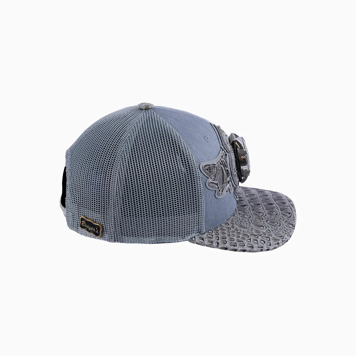 Breyer's Buck 50 Wool Trucker Hat With Leather Visor