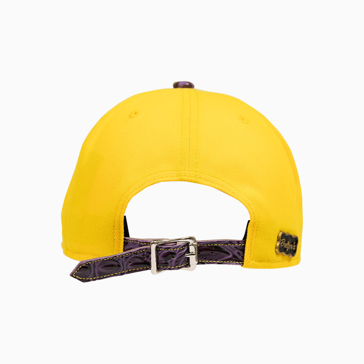 breyers-buck-50-los-angeles-lakers-hat-with-leather-visor-breyers-tlalh-yelw-pul