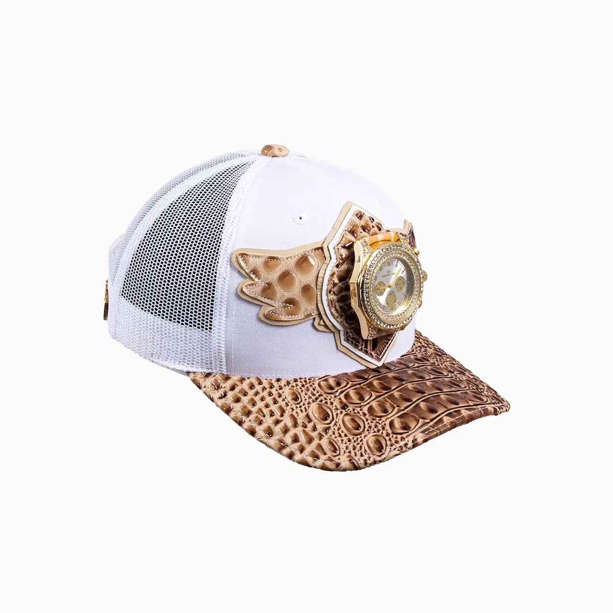 Breyer's Buck 50 Wool Trucker Hat With Leather Visor