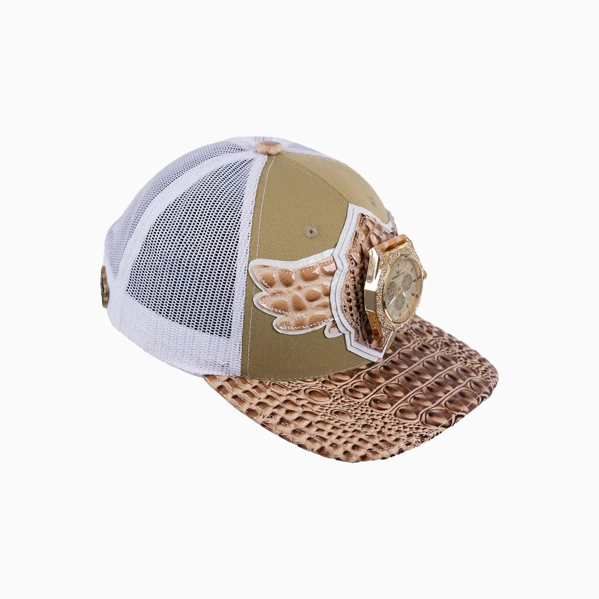 Breyer's Buck 50 Wool Trucker Hat With Leather Visor