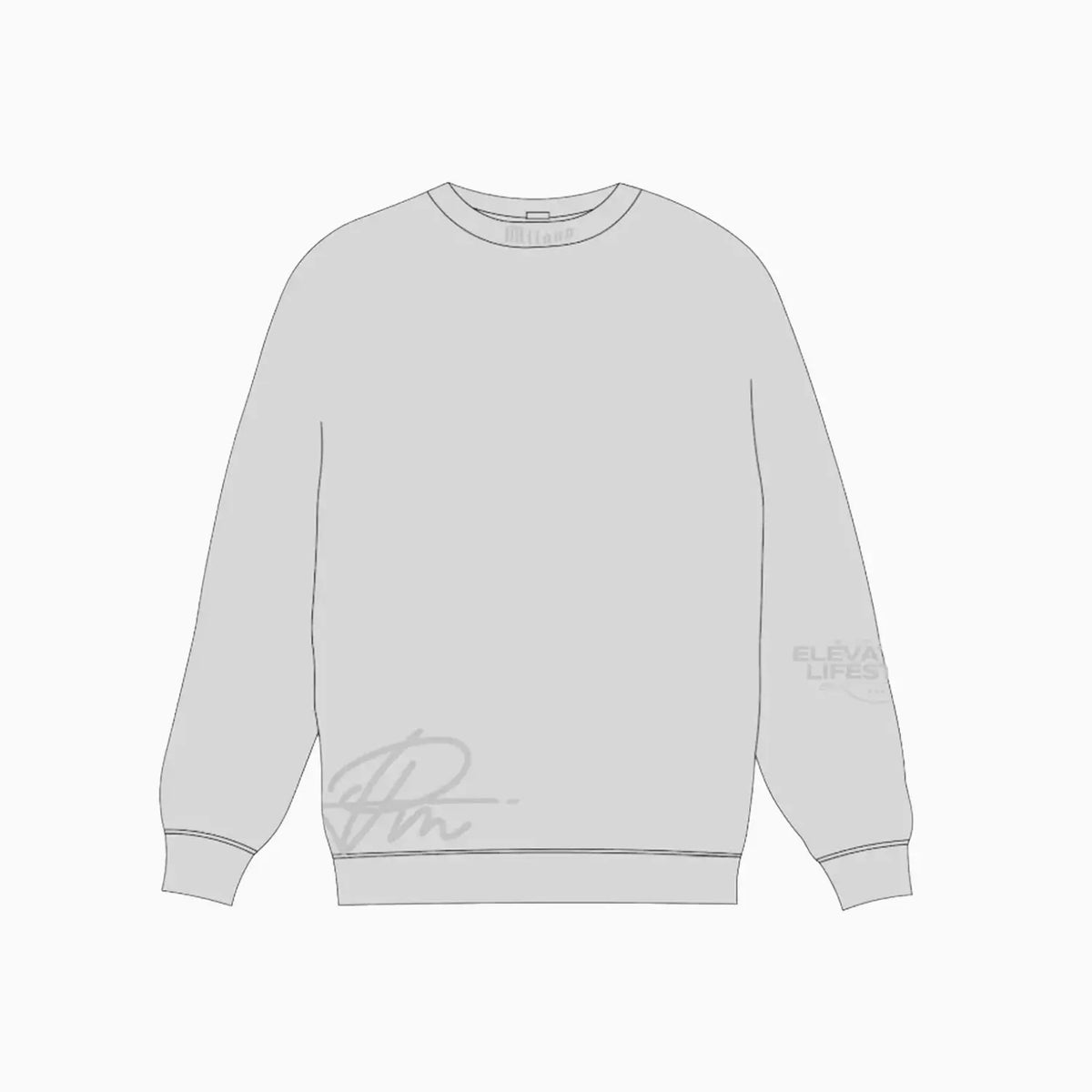 Men's Tonal Sweatshirt Premium Milano - Tops and Bottoms USA