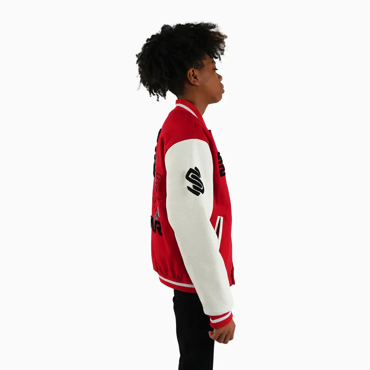 Kid's Wings Wool Varsity Jacket Savar - Tops and Bottoms USA