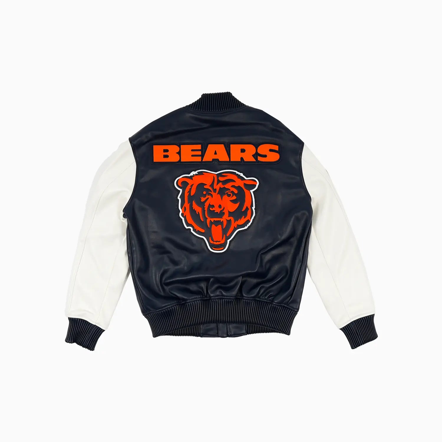 Men's Chicago Bears Leather Varsity Jacket