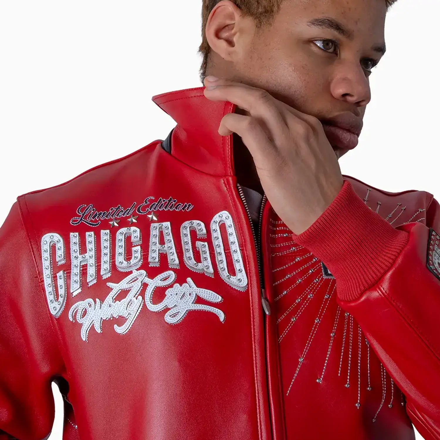 Pelle-Pelle X TB Men's Windy City Leather Jacket Pelle Pelle - Tops and Bottoms USA