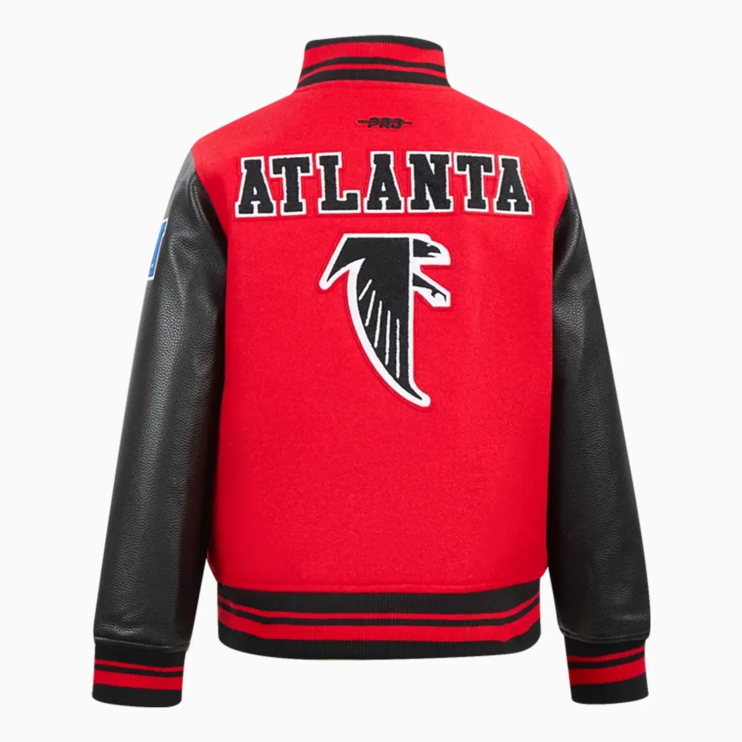 Kid's Atlanta Falcons NFL Retro Classic Rib Wool Varsity Jacket