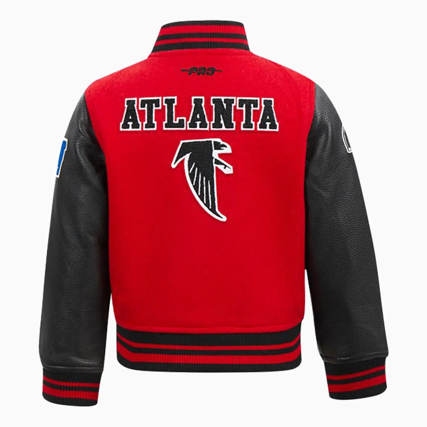 Kid's Atlanta Falcons NFL Retro Classic Rib Wool Varsity Jacket