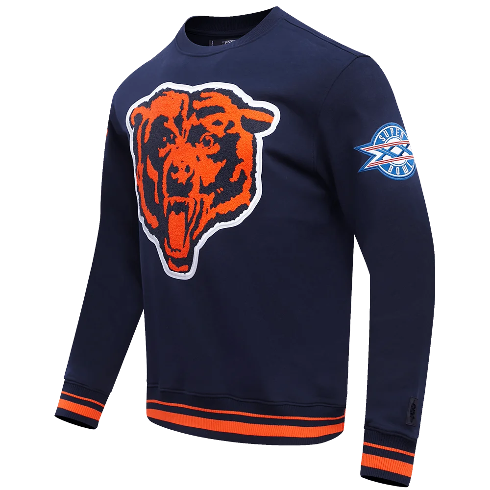 Men's Chicago Bears Mash Up Rib Fleece Sweatshirt