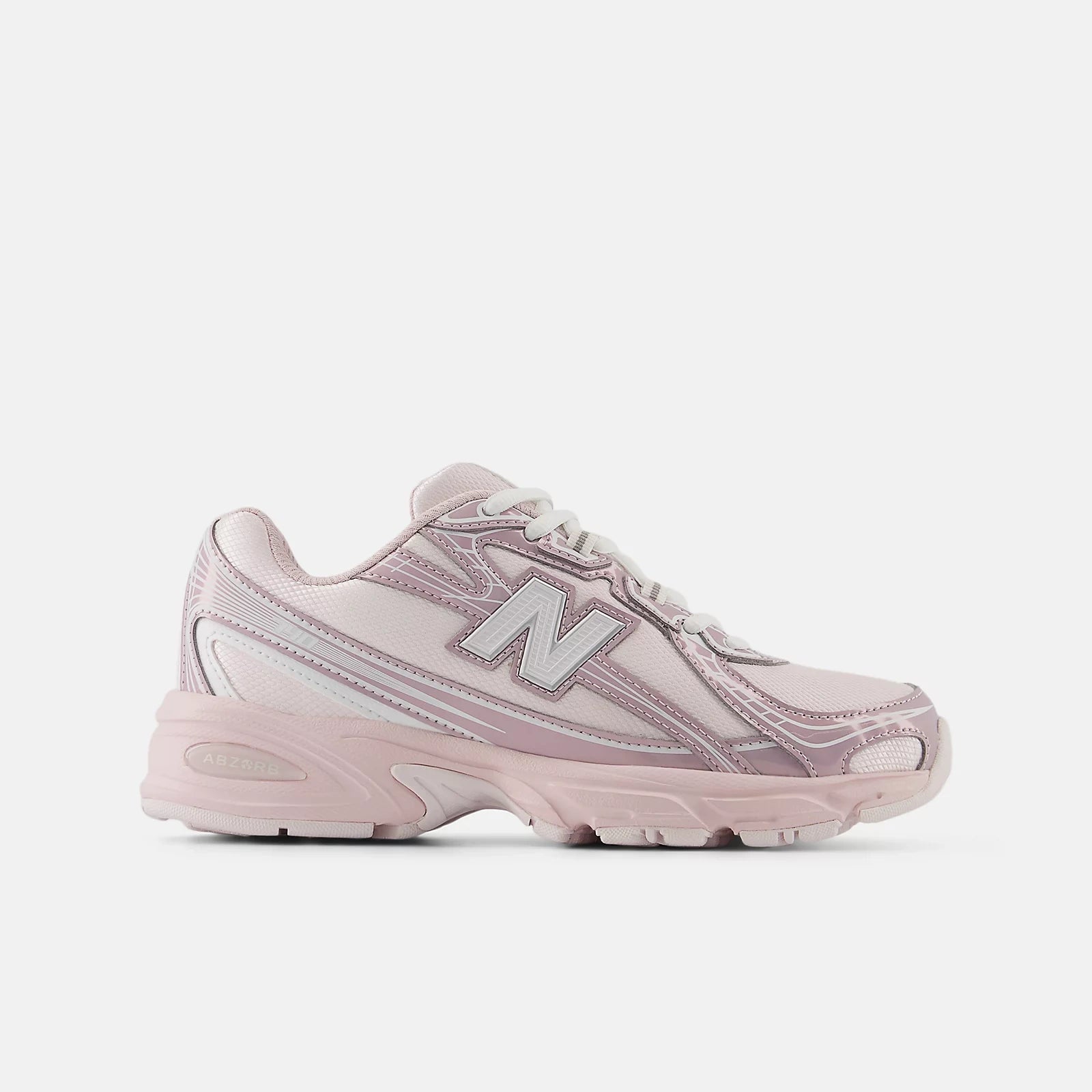 Kid's 9060 Lace "Stone Pink" Grade School