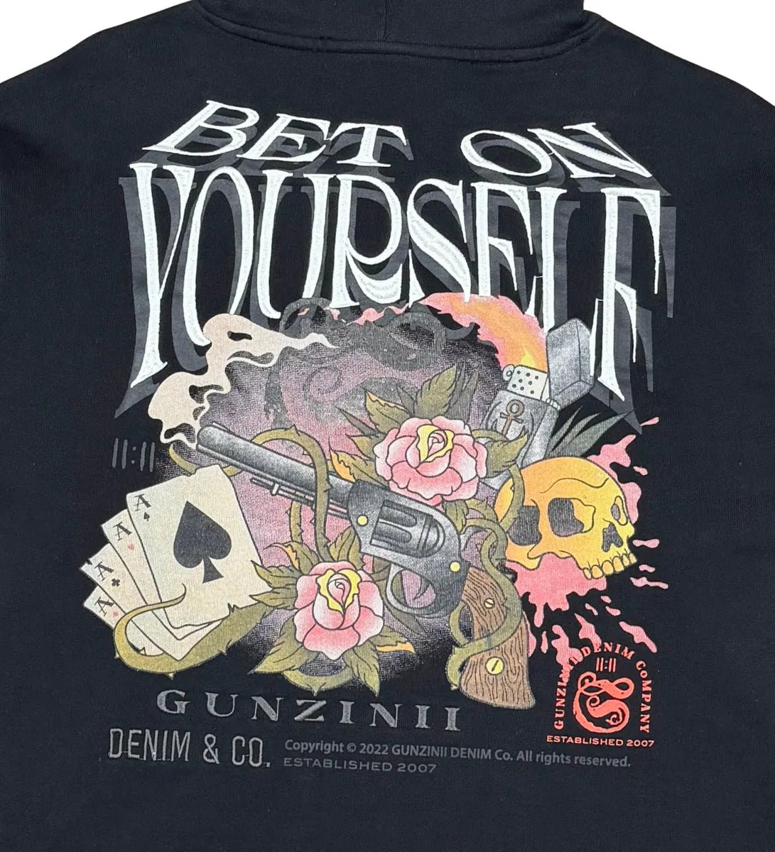 Men's Bet On Yourself Pull Over Hoodie Gunzinii - Tops and Bottoms USA