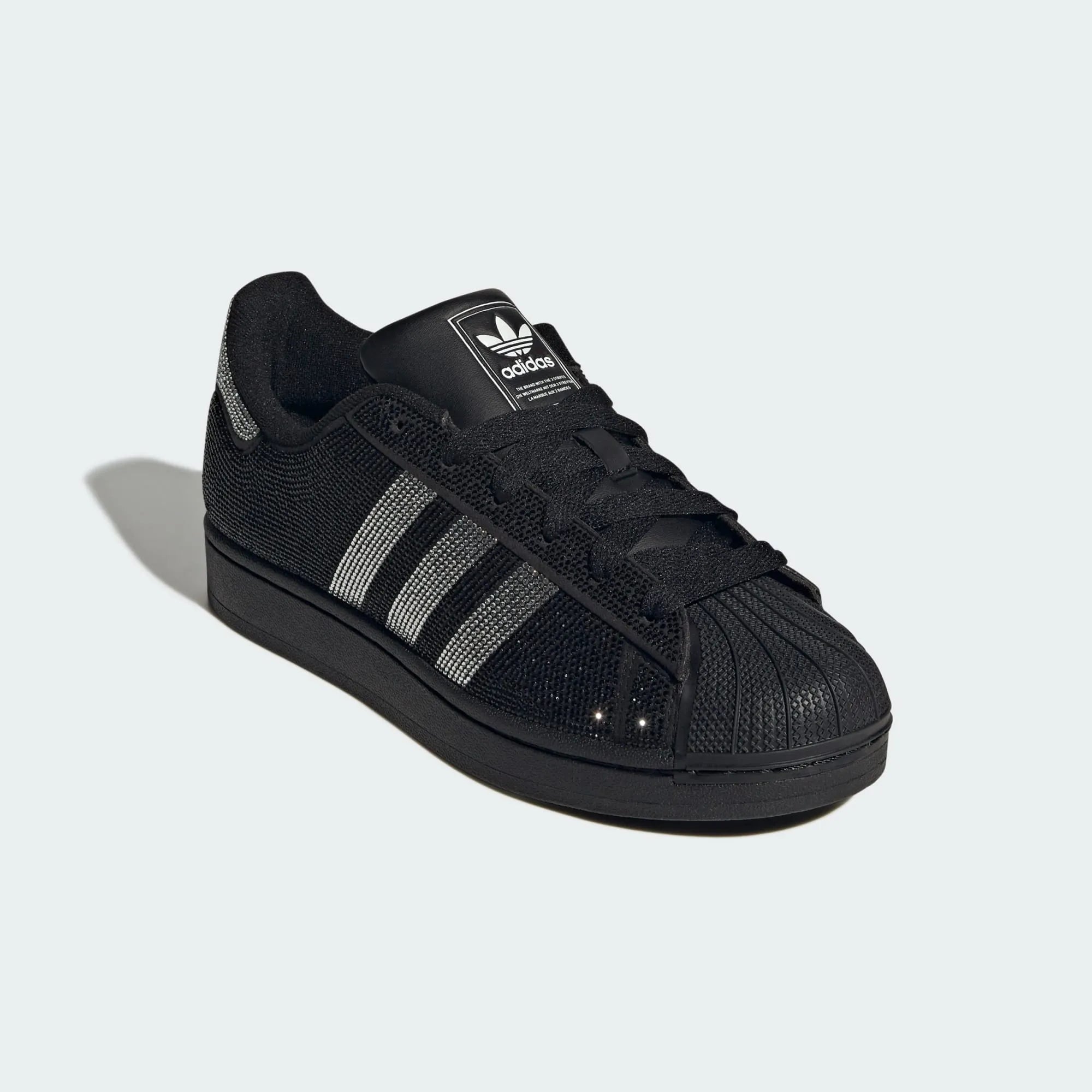 Women's Superstar II "Rhinestone Black Silver"