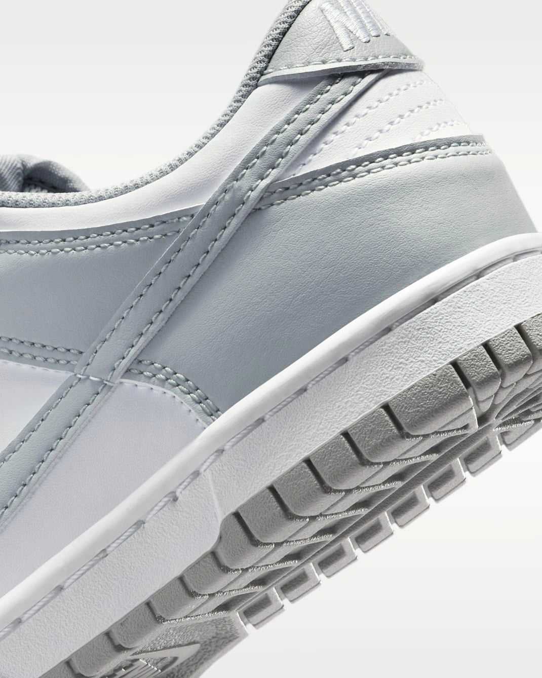 Kid's Dunk Low "Light Smoke Grey White" Grade School