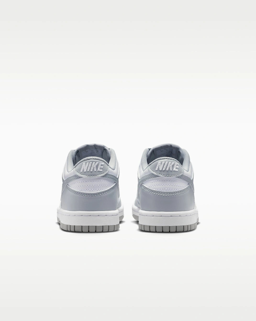 Kid's Dunk Low "Light Smoke Grey White" Grade School