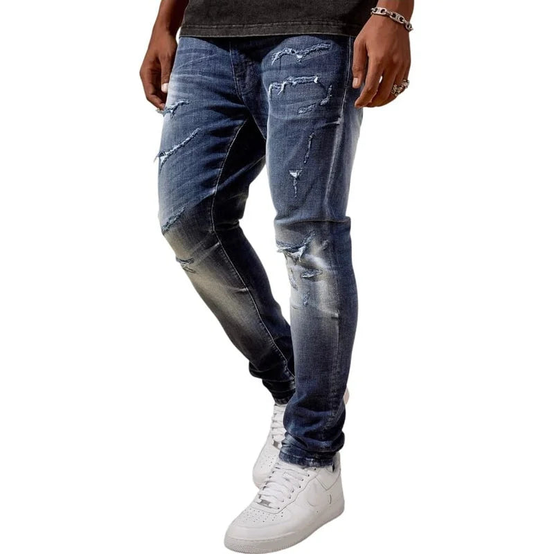 Men's Sean Slim Taper Fit Geostorm Denim Pant