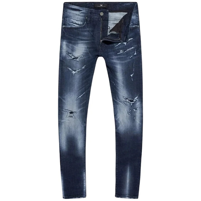 Men's Sean Slim Taper Fit Geostorm Denim Pant