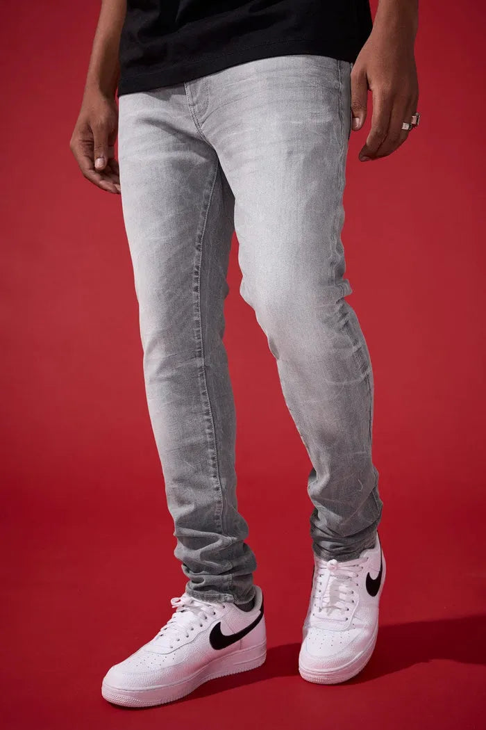 Men's Slim Taper Fit Alexander Pure Denim Pant