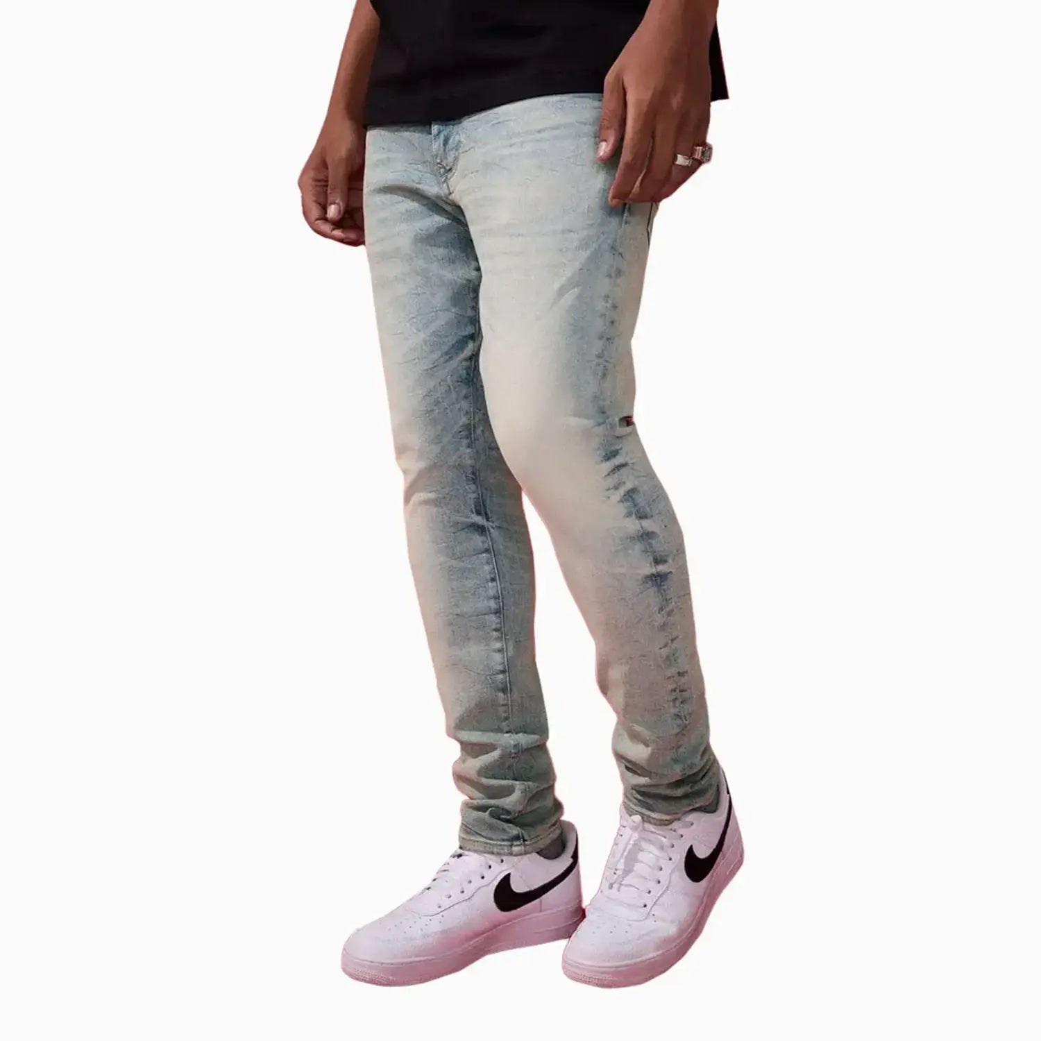 Men's Slim Taper Fit Alexander Pure Denim Pant Jordan Craig - Tops and Bottoms USA