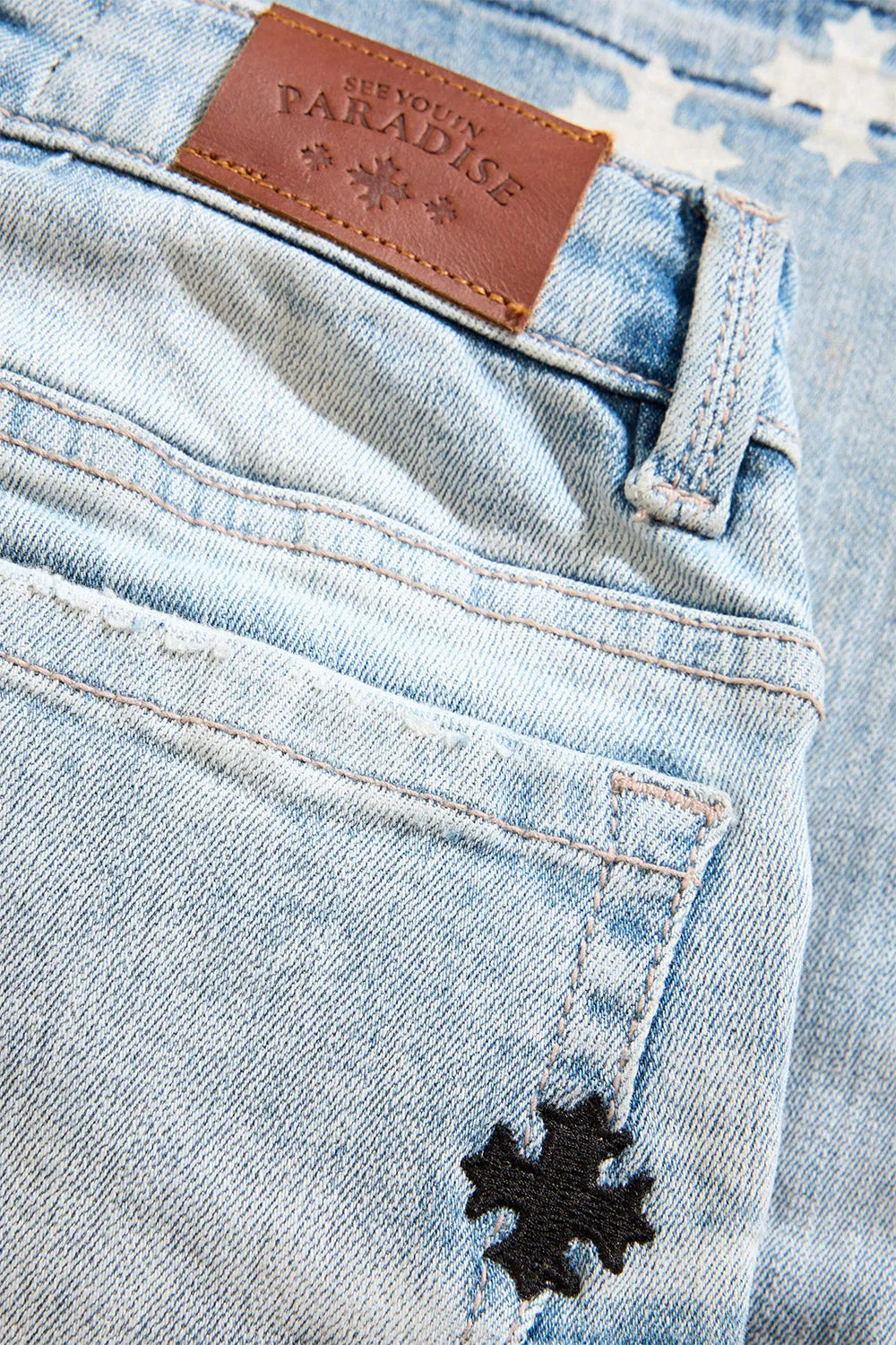 Kid's Super Skinny Stacked Forbidden Fruit Denim Pant