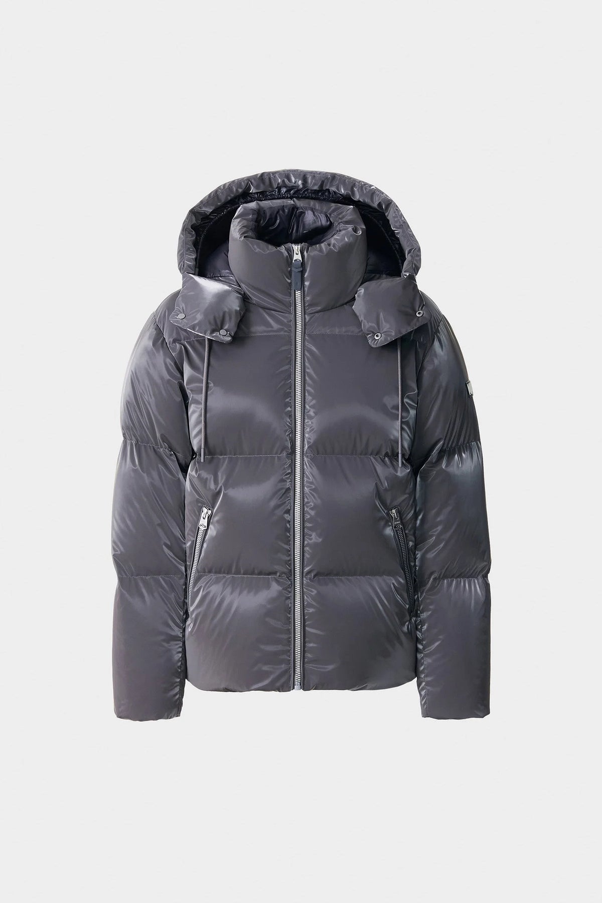 Men's KENT-GLO High-Gloss Removable Hooded Down Jacket