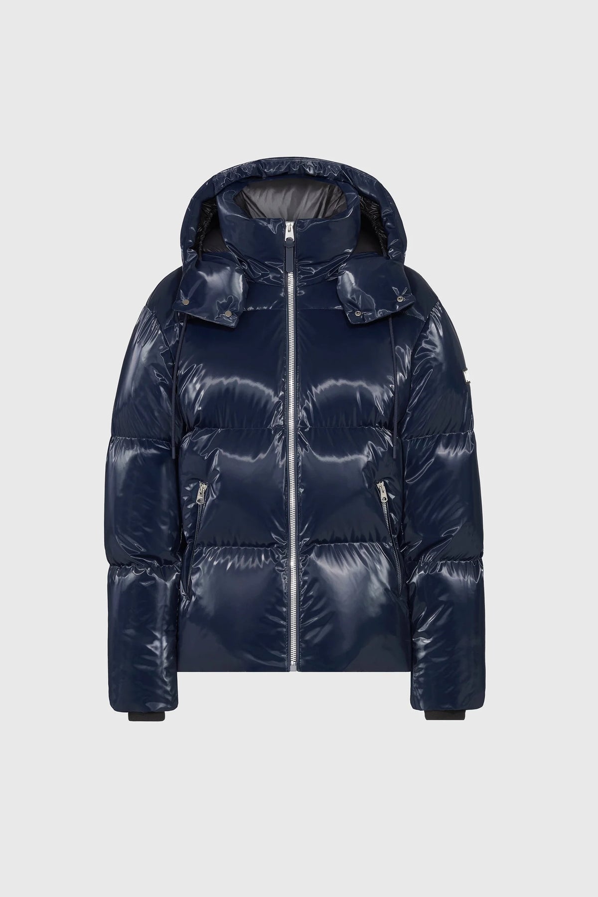 Men's KENT-GLO High-Gloss Removable Hooded Down Jacket