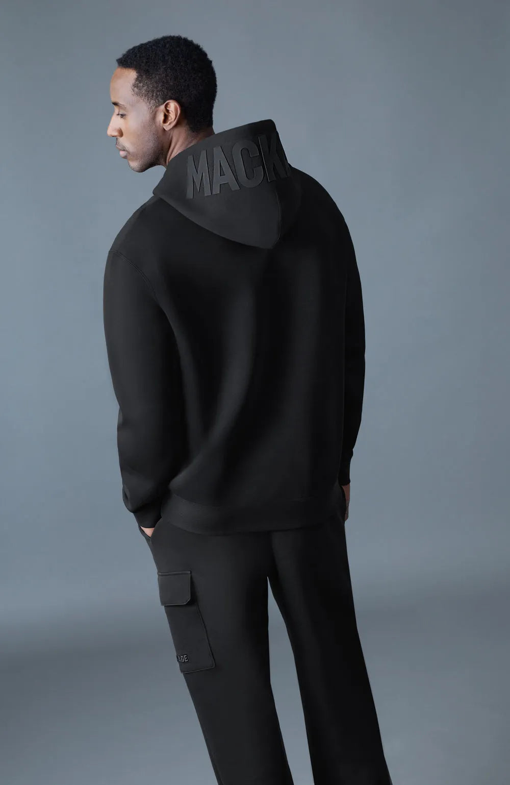 KOLTON Double-Face Jersey Logo Hoodie