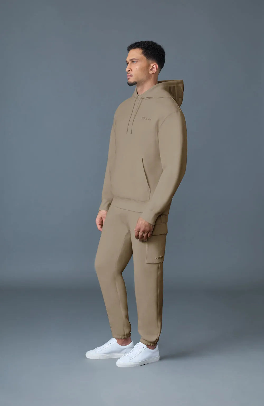 KOLTON Double-Face Jersey Logo Hoodie