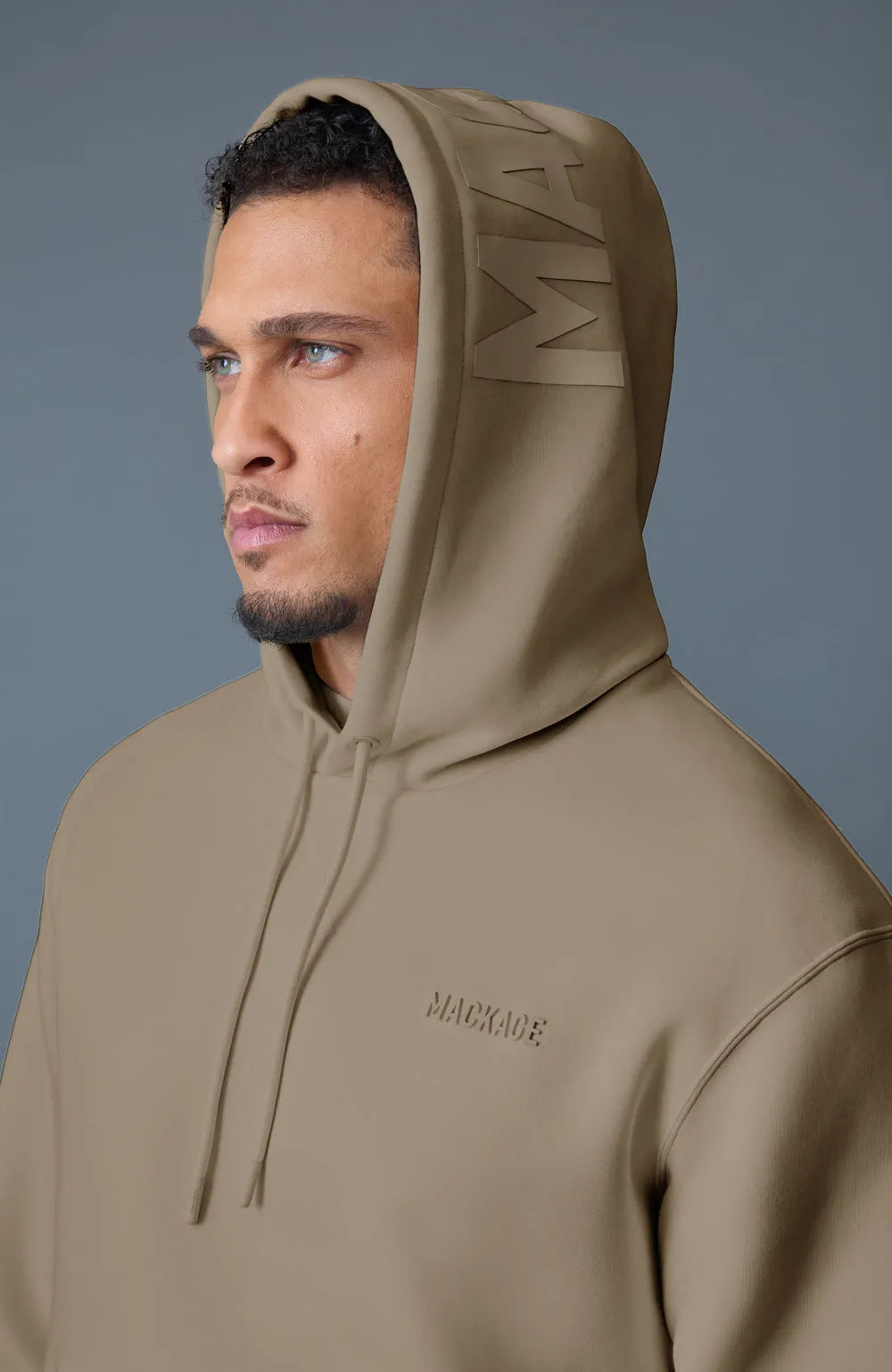 KOLTON Double-Face Jersey Logo Hoodie