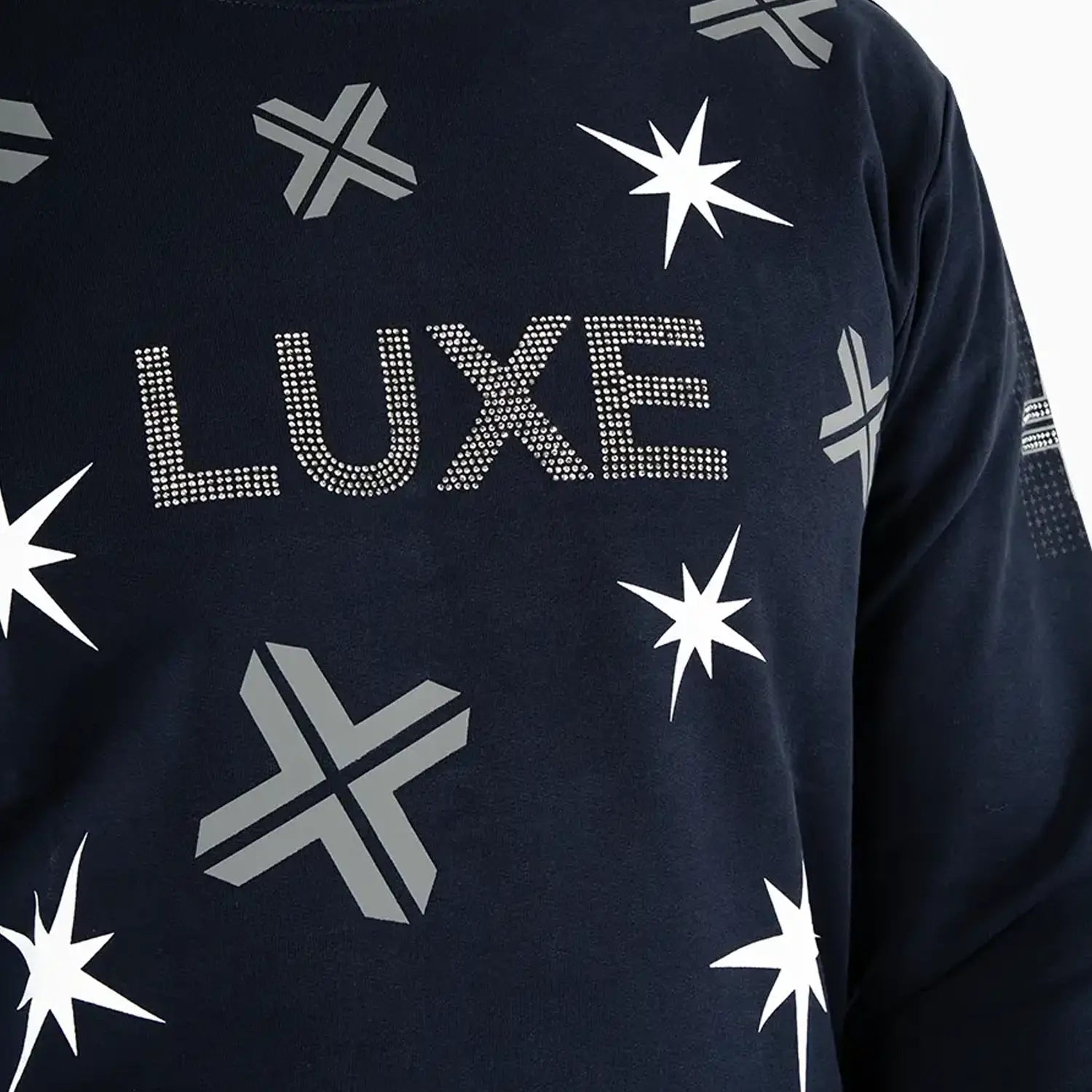 Men's LUXE Graphic Crew Neck Sweatshirt