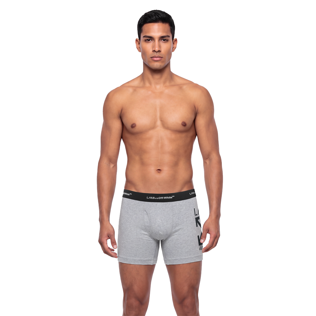 Men's 6 Inch No-Fly Cotton Boxer Brief Pack Of 3