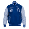 Men's Los Angeles Dodgers MLB Area Code Rib Wool Varsity Jacket