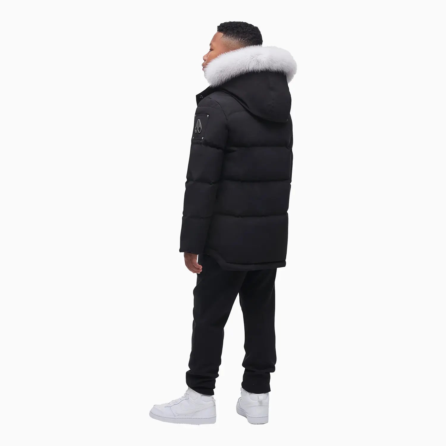 Red Moose Knuckles Kid's Original 3Q Jacket With Fur Hood