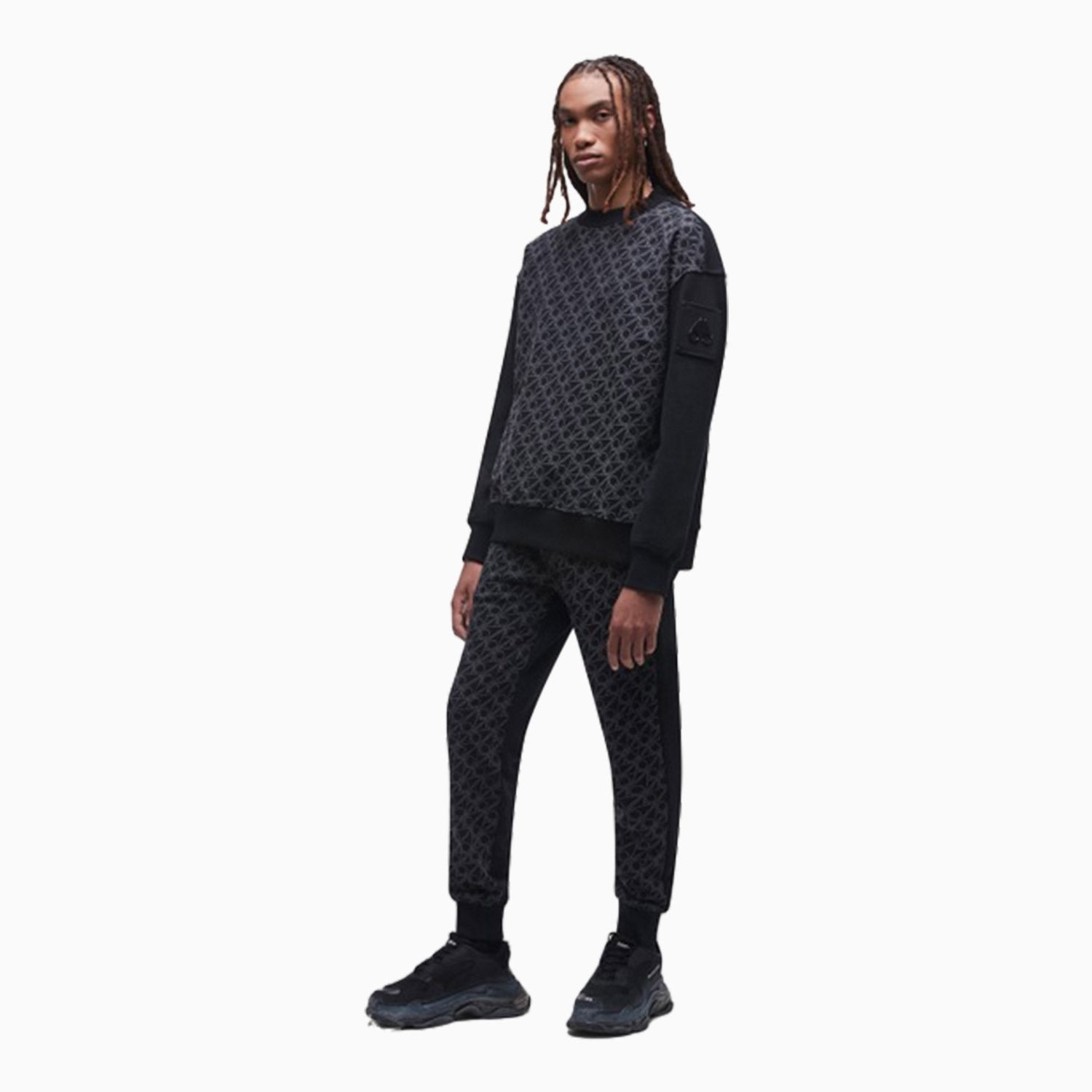 Knickerbocker Crew Neck Monogram Print Sweatshirt