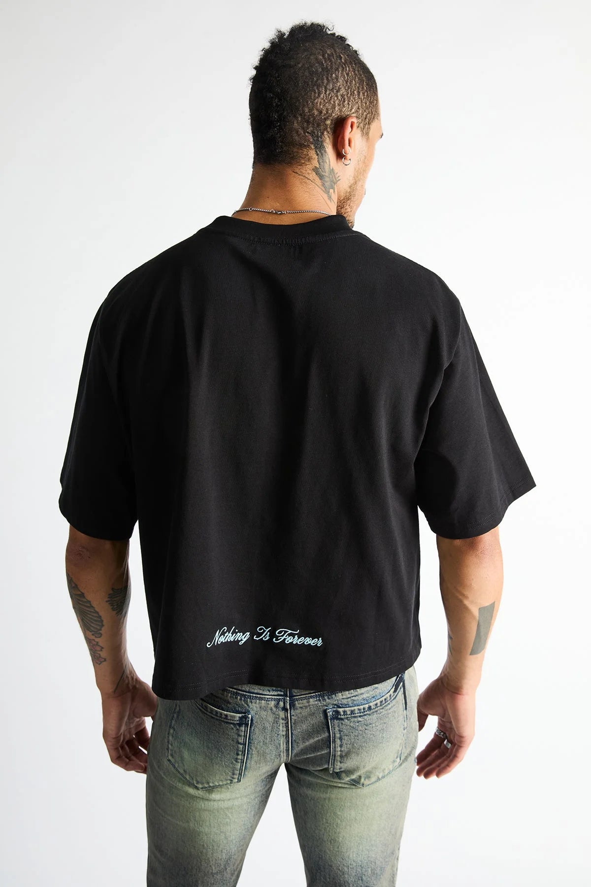 Men's Austin Cropped Oversized T-Shirt