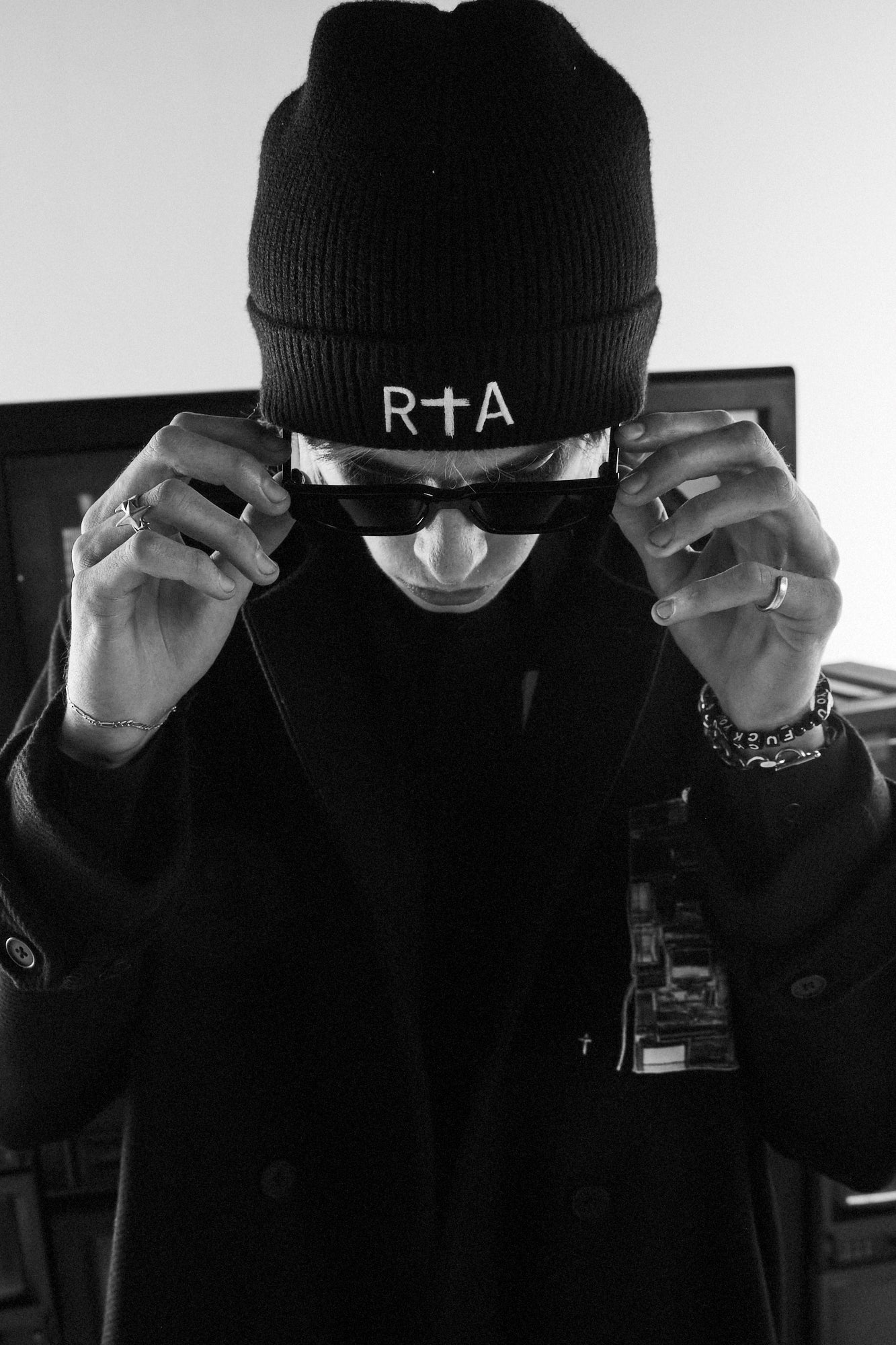 Men's Zion Black Beanie