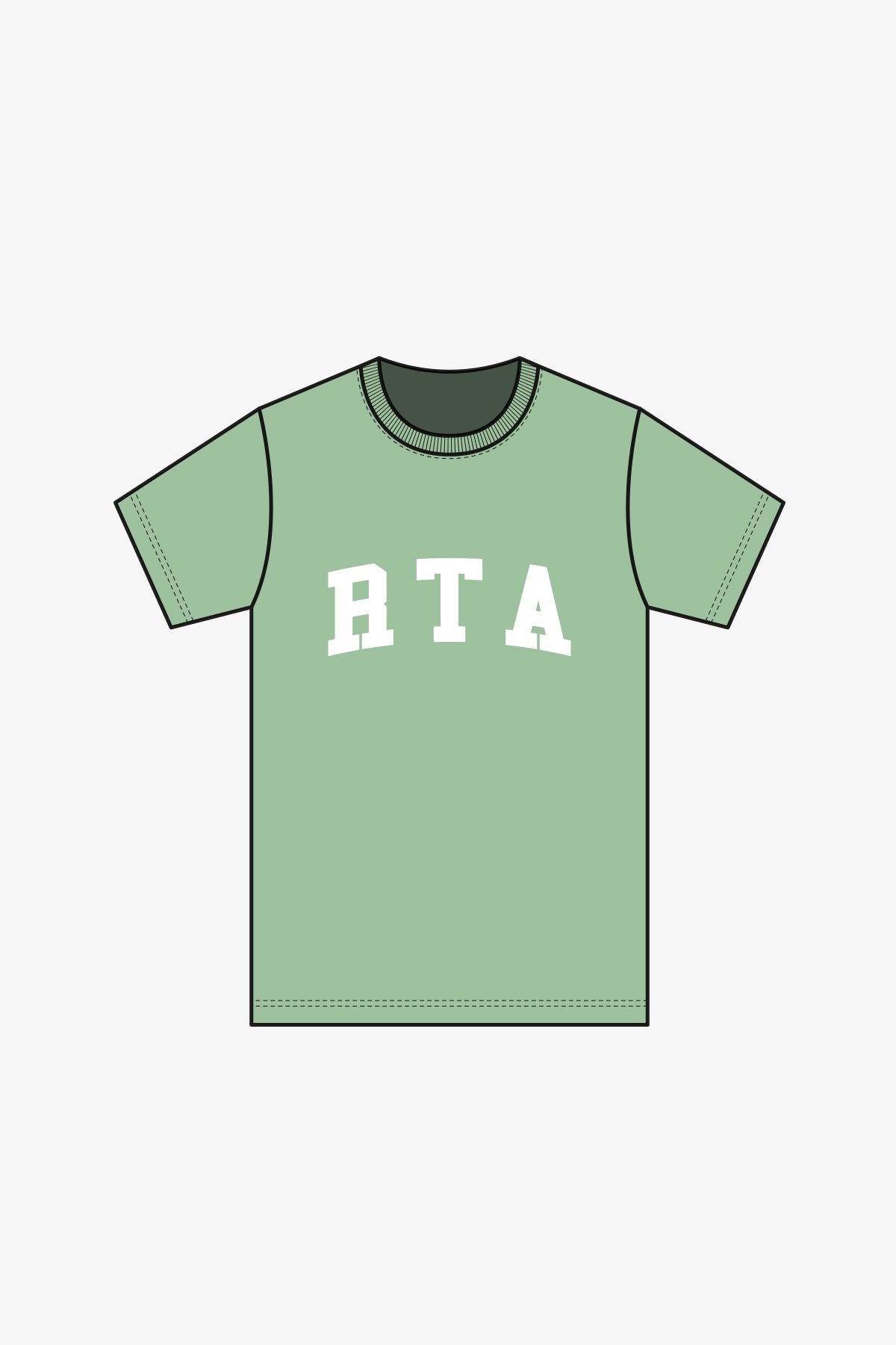 Men's Liam Green Collegiate T-Shirt