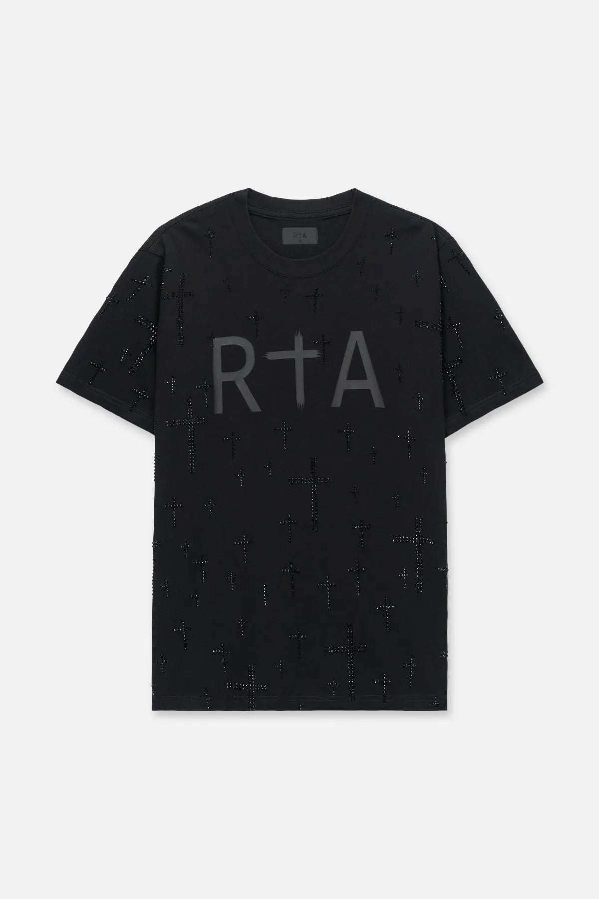 Men's Liam Black Crystal RTA T-Shirt