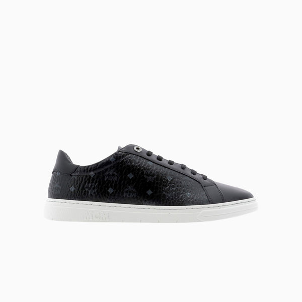 MCM Black Sneakers MCM Sneakers Black Spectrum Diamond Rainbow Logo for Women main image 4