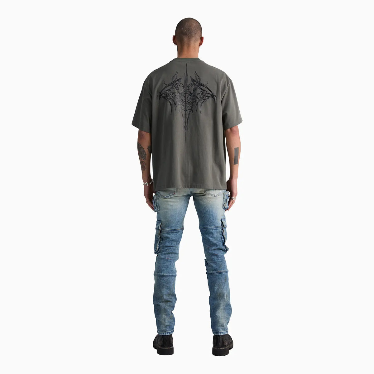 Men's Colin Olive Sigilism T-Shirt RTA - Tops and Bottoms USA