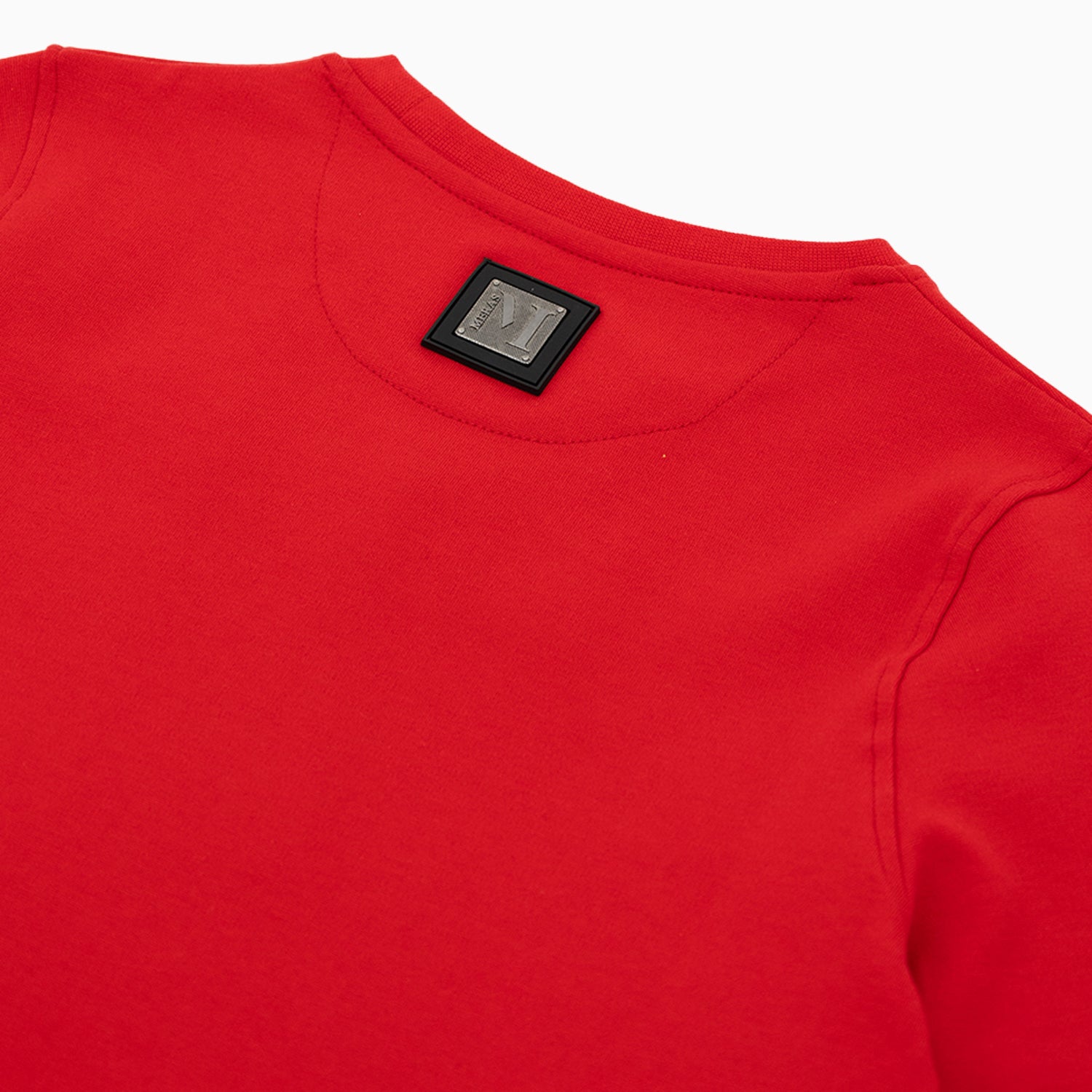 MerasKid_sChenillePatchCrewNeckSweatshirt-mck2307-redwht