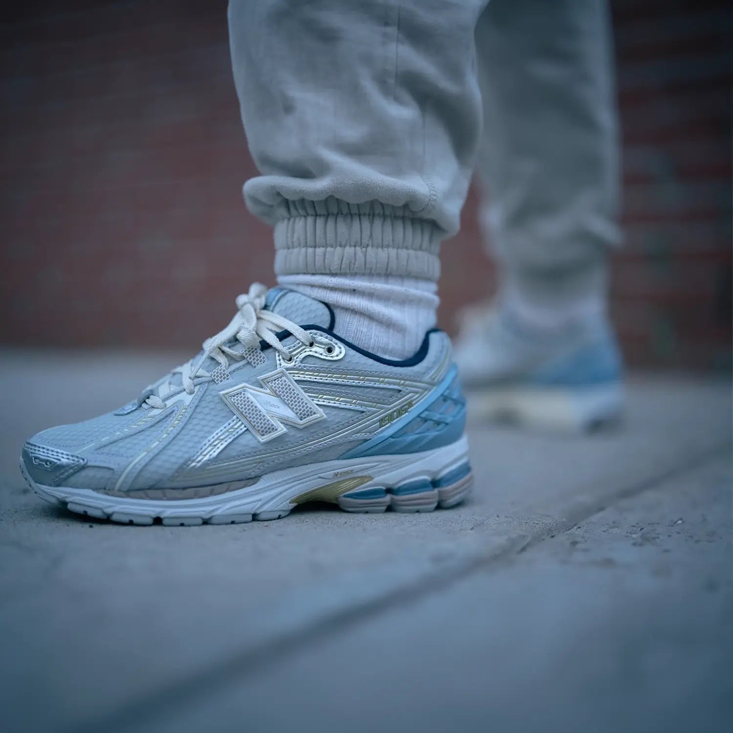 Kid's 1906R "Silver Metallic Chrome Blue" Pre School New Balance - Tops and Bottoms USA