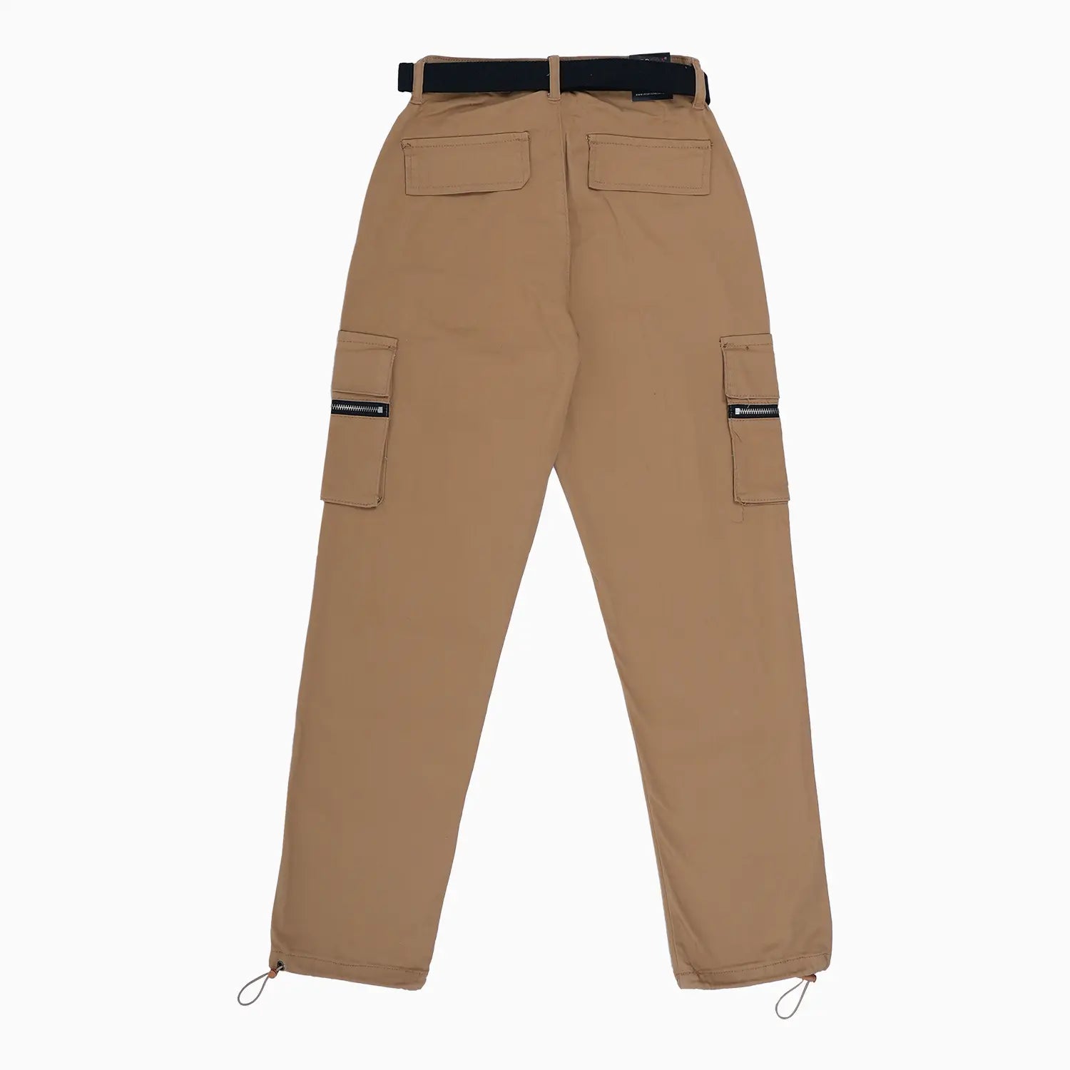 Women's Zipper Cargo Pocket Jogger Pant Red Fox - Tops and Bottoms USA
