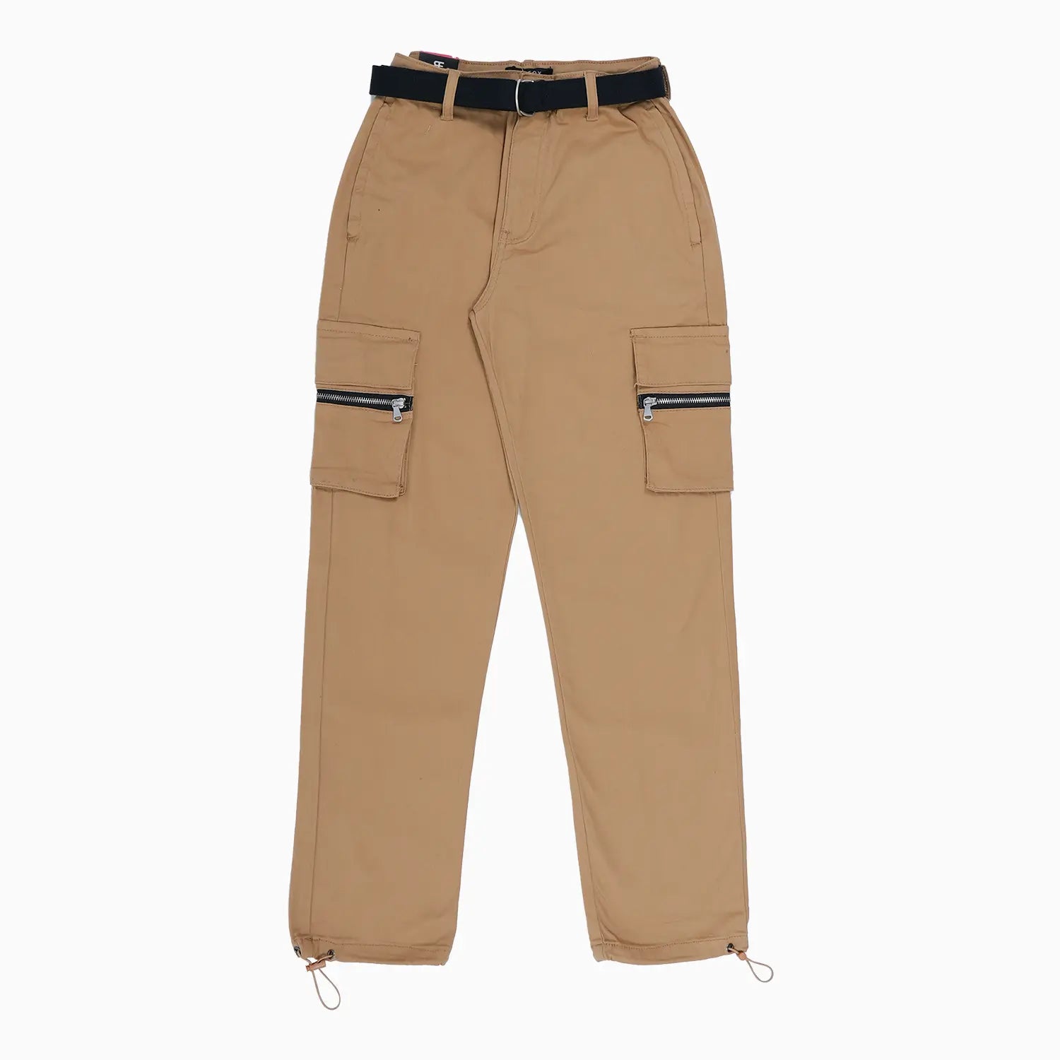 Women's Zipper Cargo Pocket Jogger Pant Red Fox - Tops and Bottoms USA
