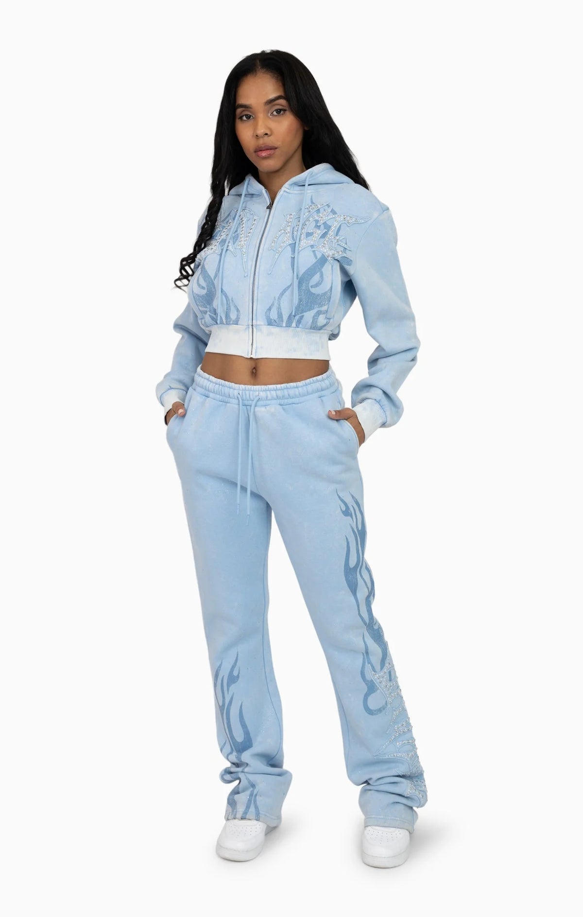 Women's Sparkly Fleece Outfit