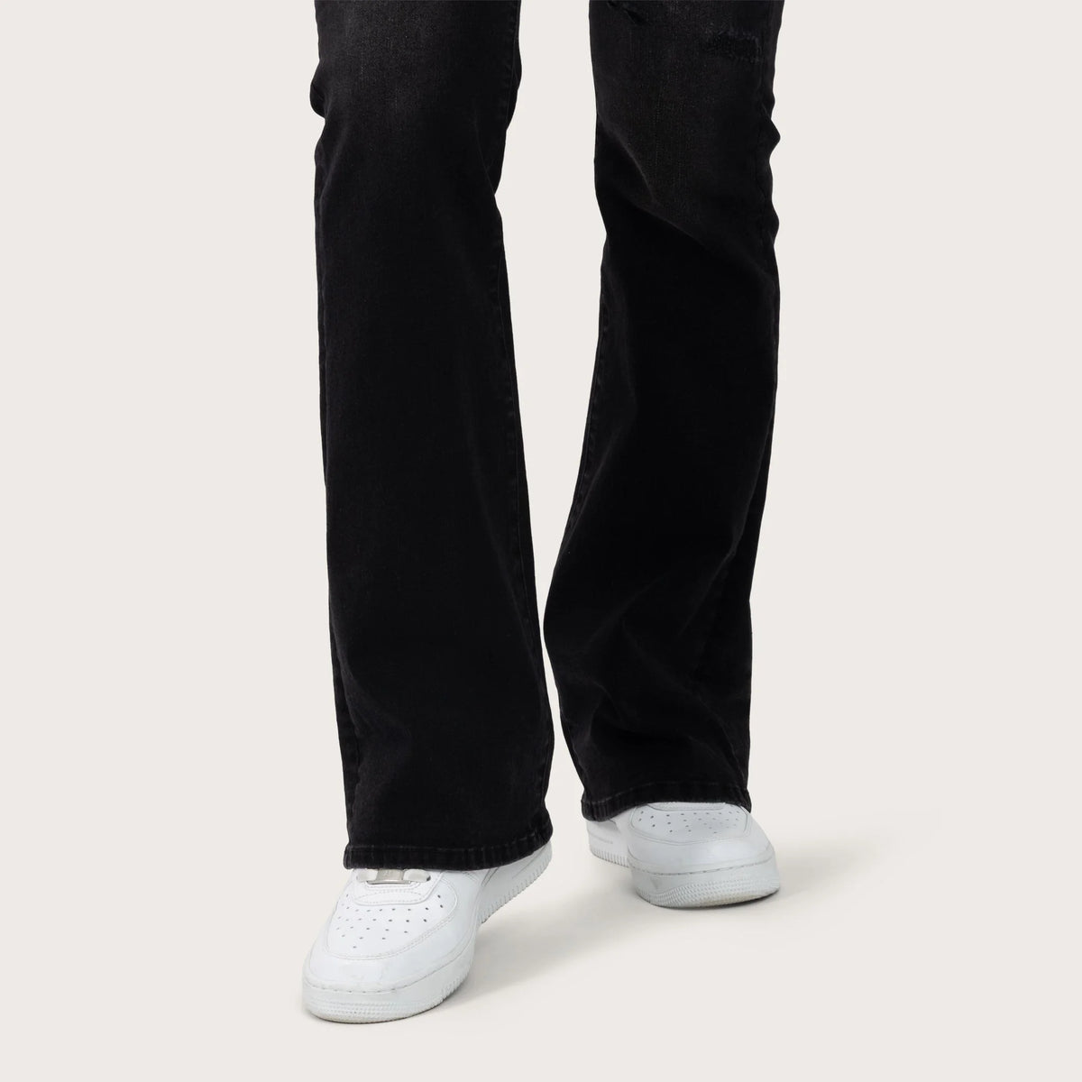 Women's High Rise Bootcut Washed Jeans Pant