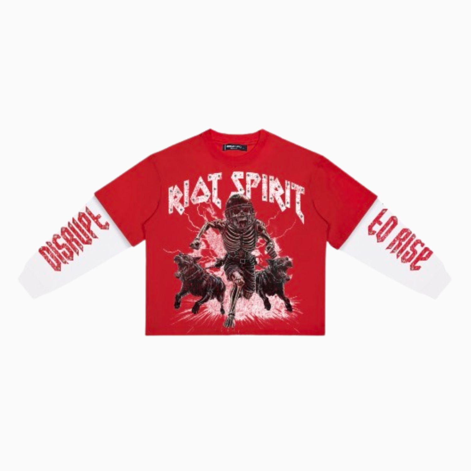 Men's Riot Spirit Boxy Layered Long Sleeve T-Shirt