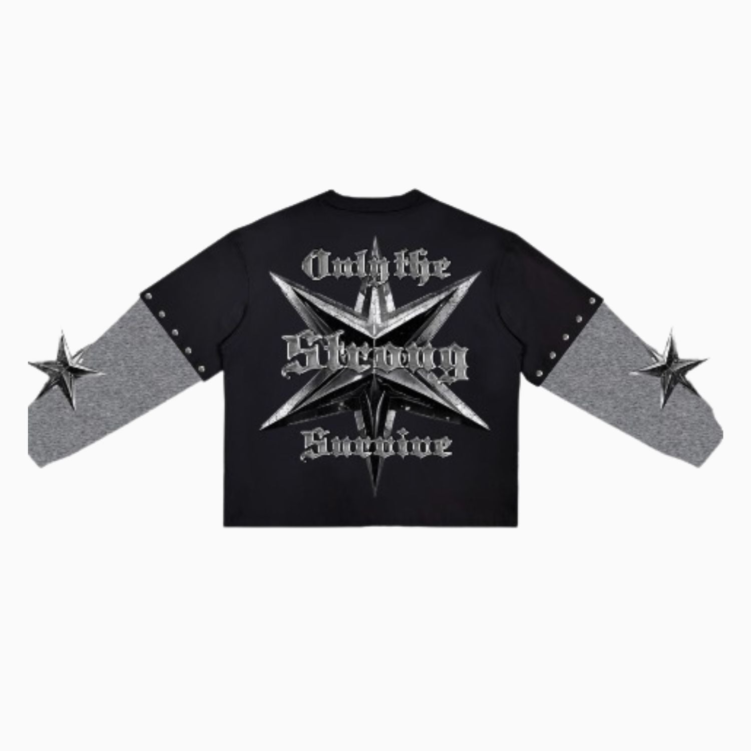 Men's Riot Spirit Boxy Layered Long Sleeve T-Shirt