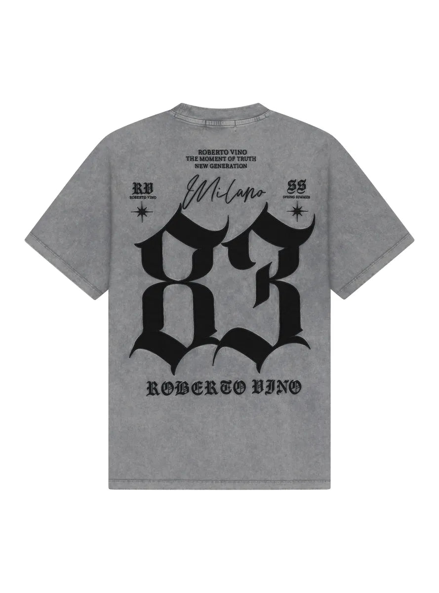 Men's 83 Crew Neck T-Shirt Roberto Vino - Tops and Bottoms USA