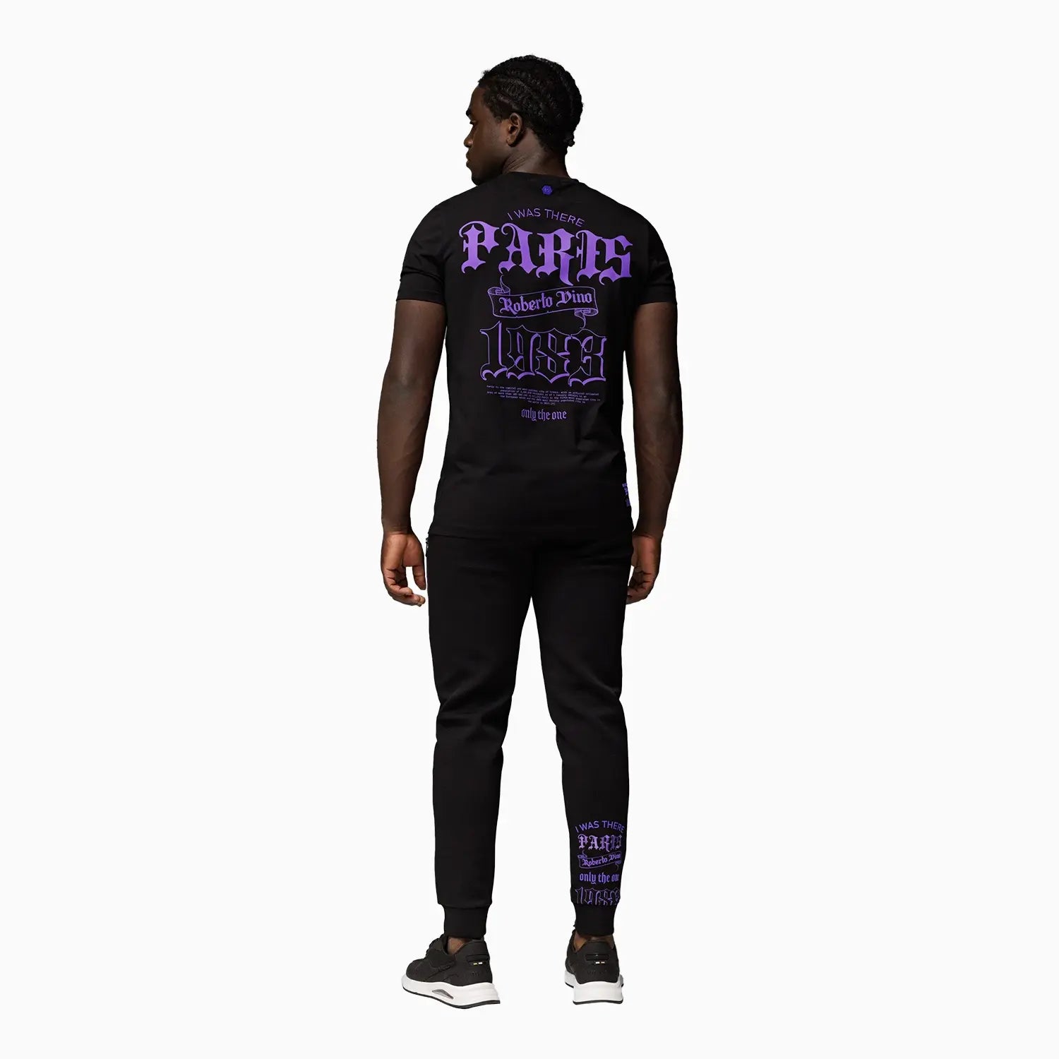 Men's One Paris Short Sleeve T-Shirt Roberto Vino - Tops and Bottoms USA