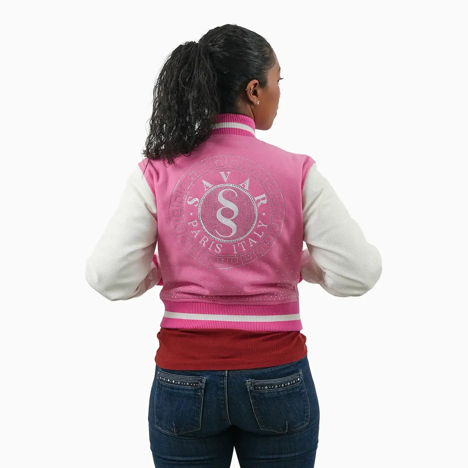 Women's Imperial Crest Wool Varsity Jacket