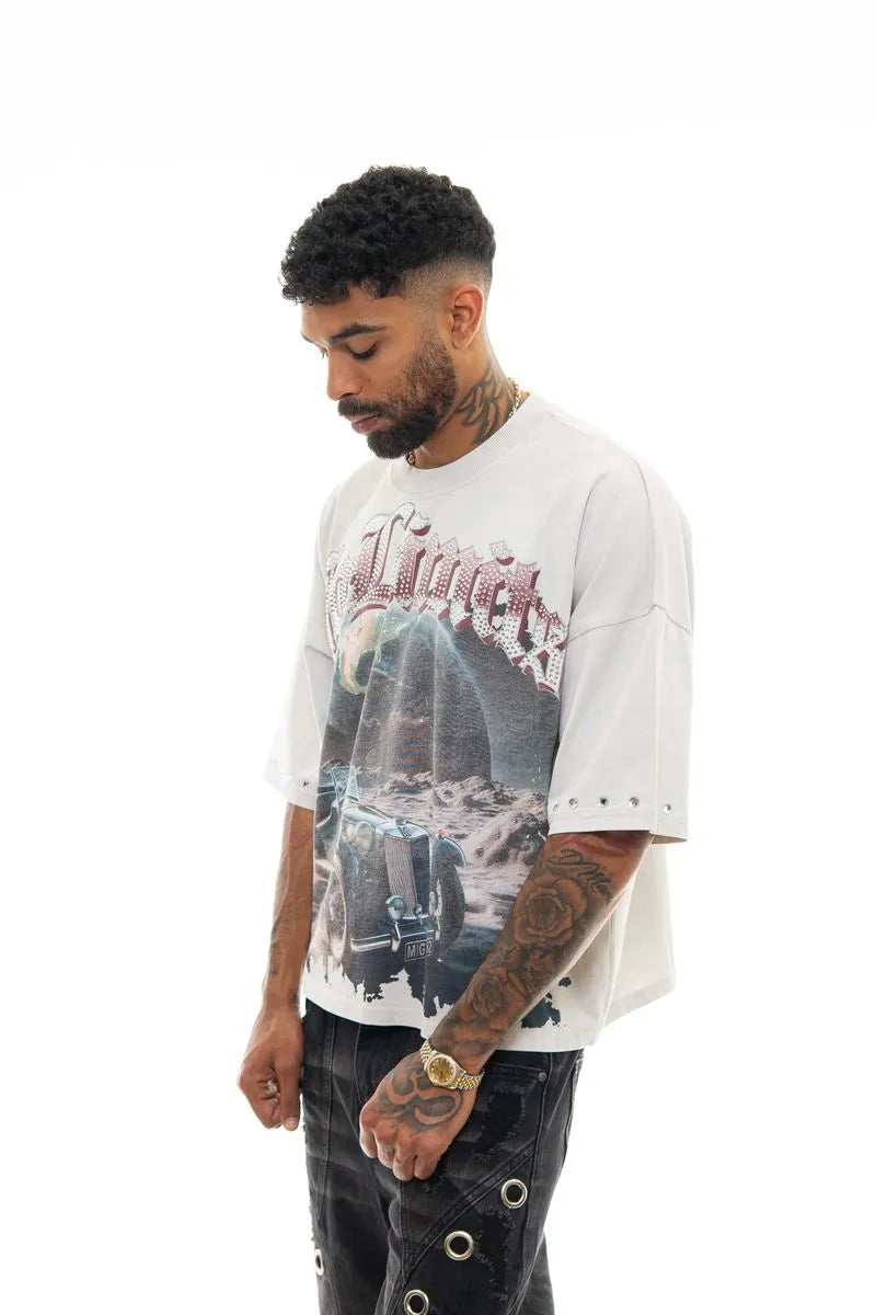 Men's Only Goals Oversized Graphic T-Shirt
